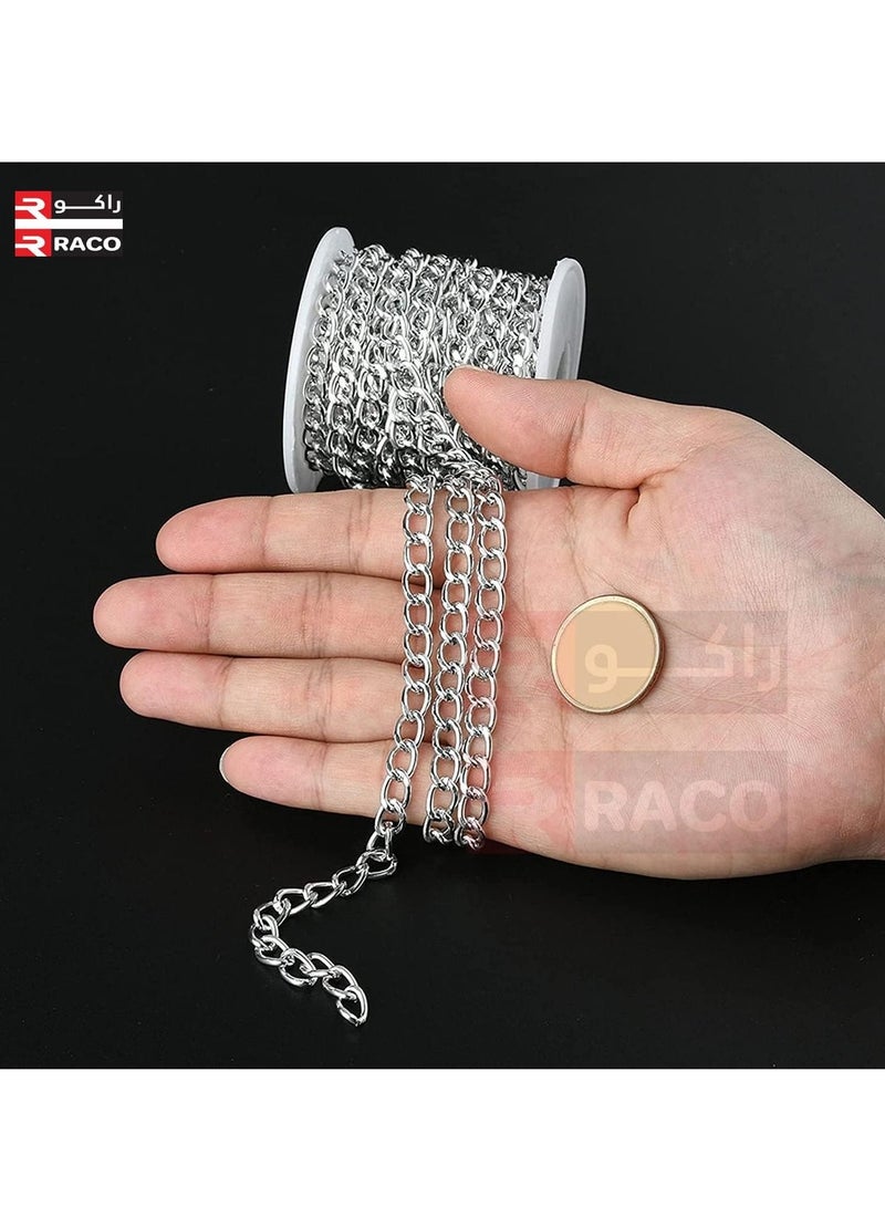 RACO RACO Chrome Plated Heavy Duty Twisted Chain Silver  - Image 4