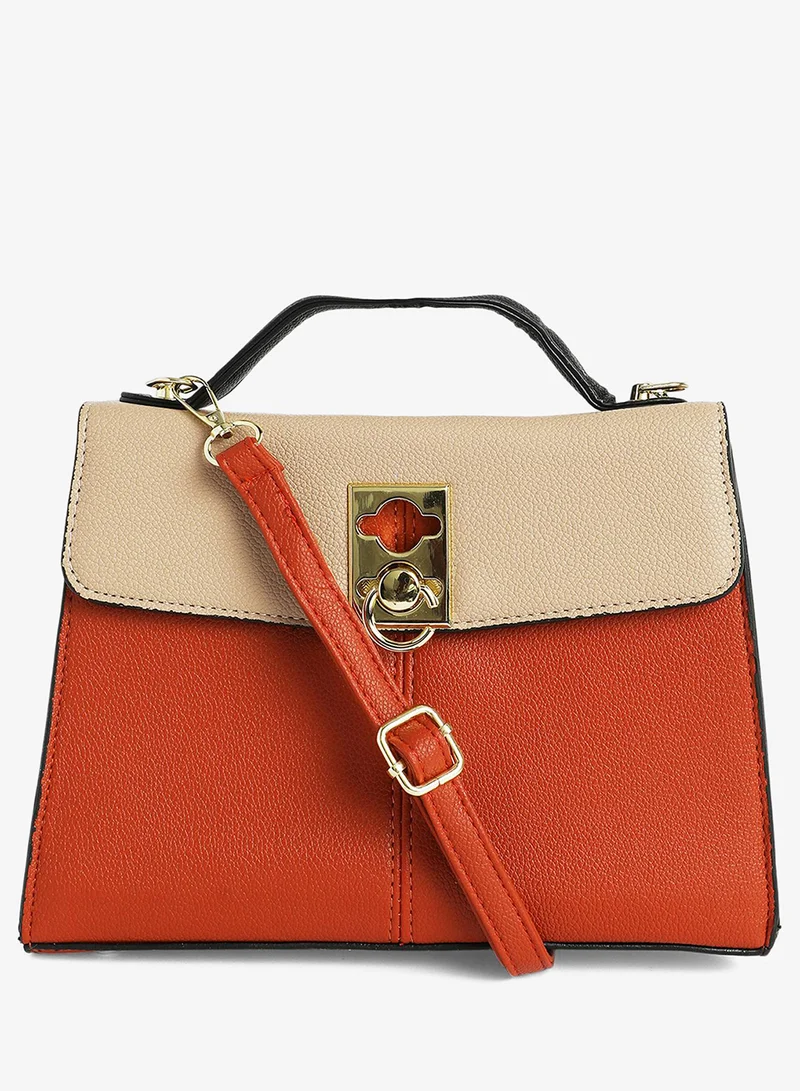 Haute Sauce  Turn-Lock Top Handle Bag for Women | Best Price UAE