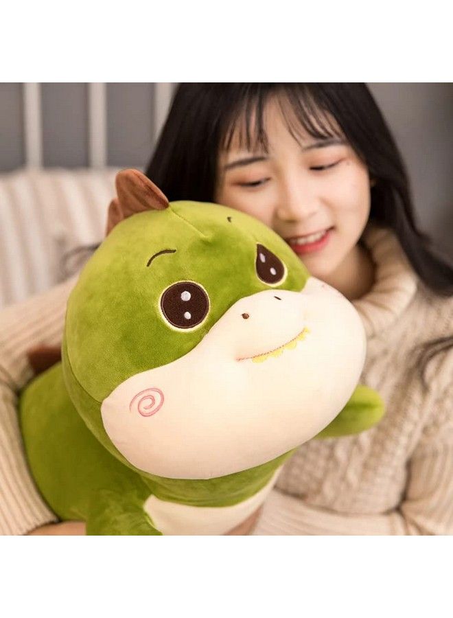 Tickles Cute Dinosaur Soft Stuffed Plush Animal Toy For Kids Birthday Gift (Color: Green; Size: 40 Cm) - Image 4