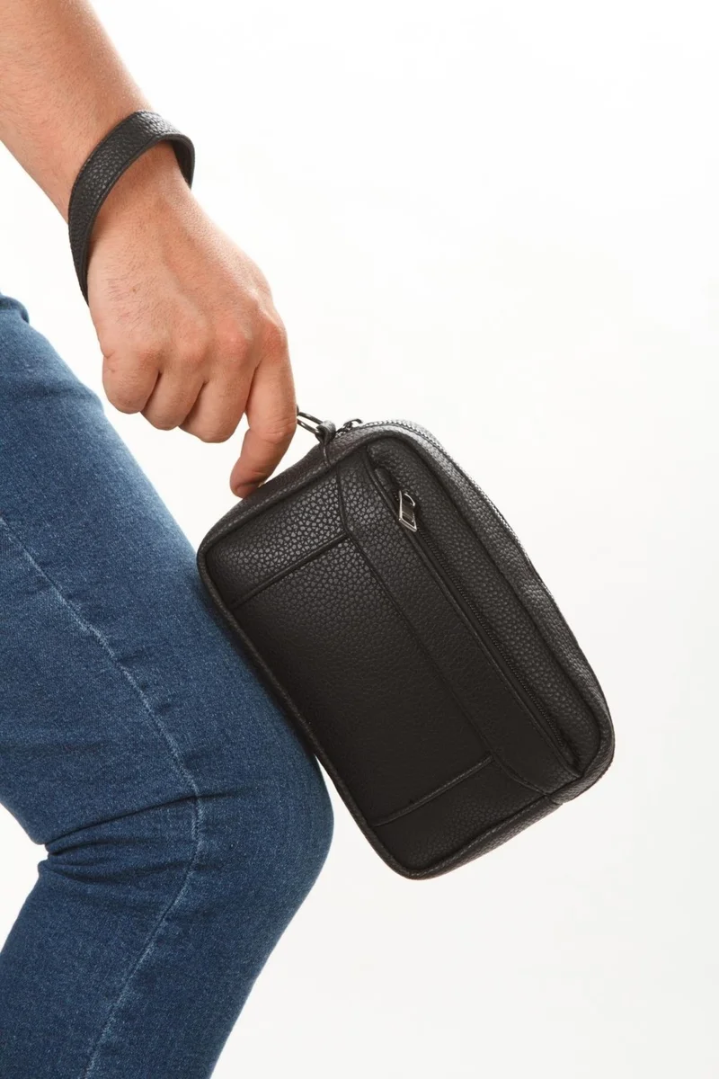 Newish Polo Newishpolo Black Clutch Men's Clutch Bag