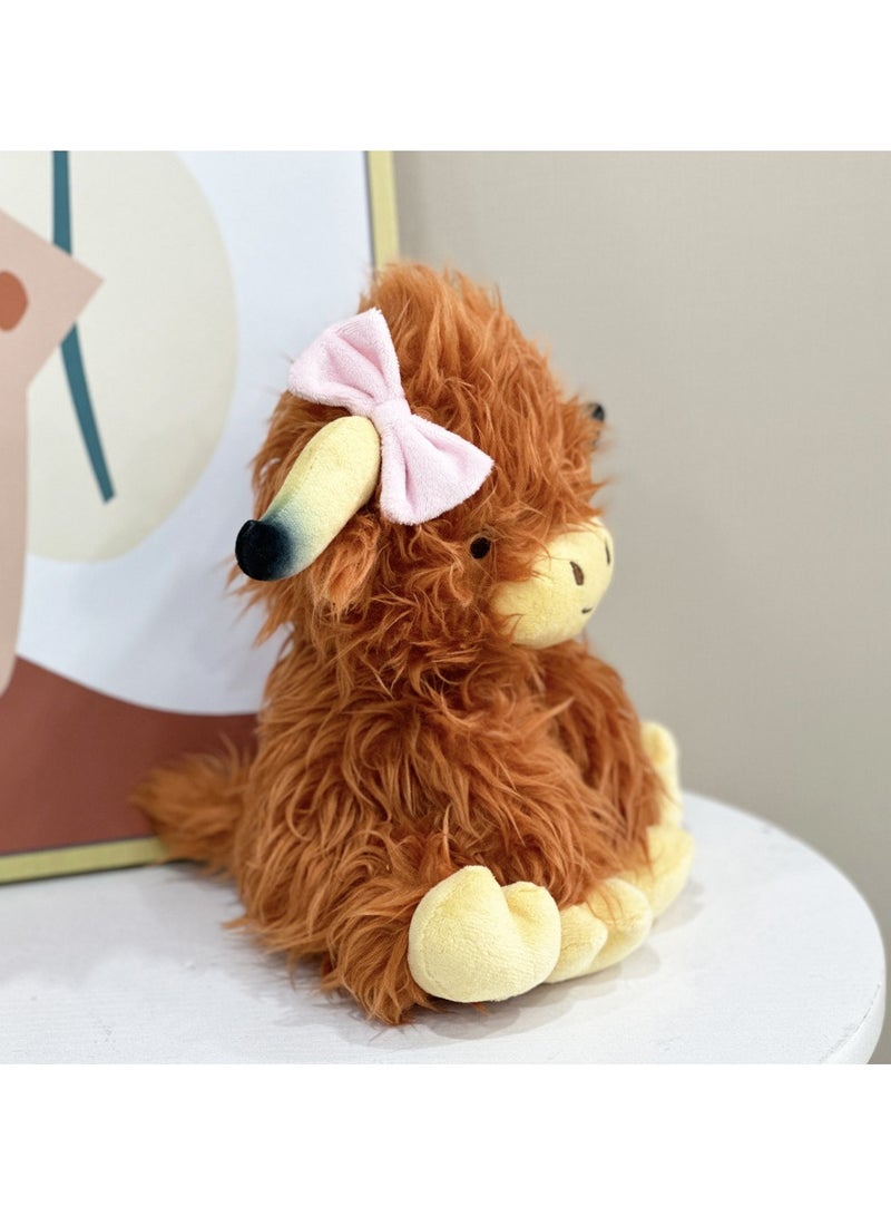 عام دمية أتودز بقرة هايلاند المُحشوة إضافة رائعة لمجموعتك أو رفيق يومي دافئ وممتع. - Image 2