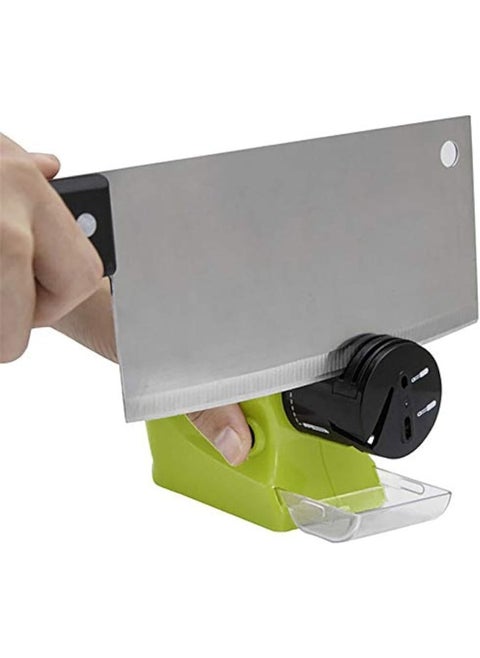 BproAE Electric Knife Sharpener Motorized Knife Sharpener Rotating Sharpening Stone
