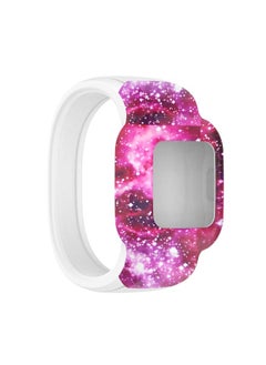 Replacement Strap For Garmin Vivofit JR3 No Buckle Silicone Printing Watch Band, Size:S Starry Sky