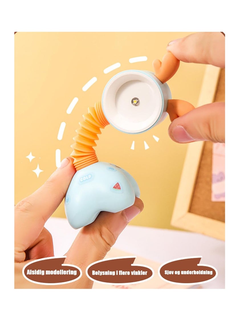 SYOSI Small Table Lamp, Night Light Lamp, Portable Night Light, Cute Night Light, Kids Night Light, Creative Decoration Hundred Changes Modeling Night Light, Suitable for Bedroom, School - Image 4