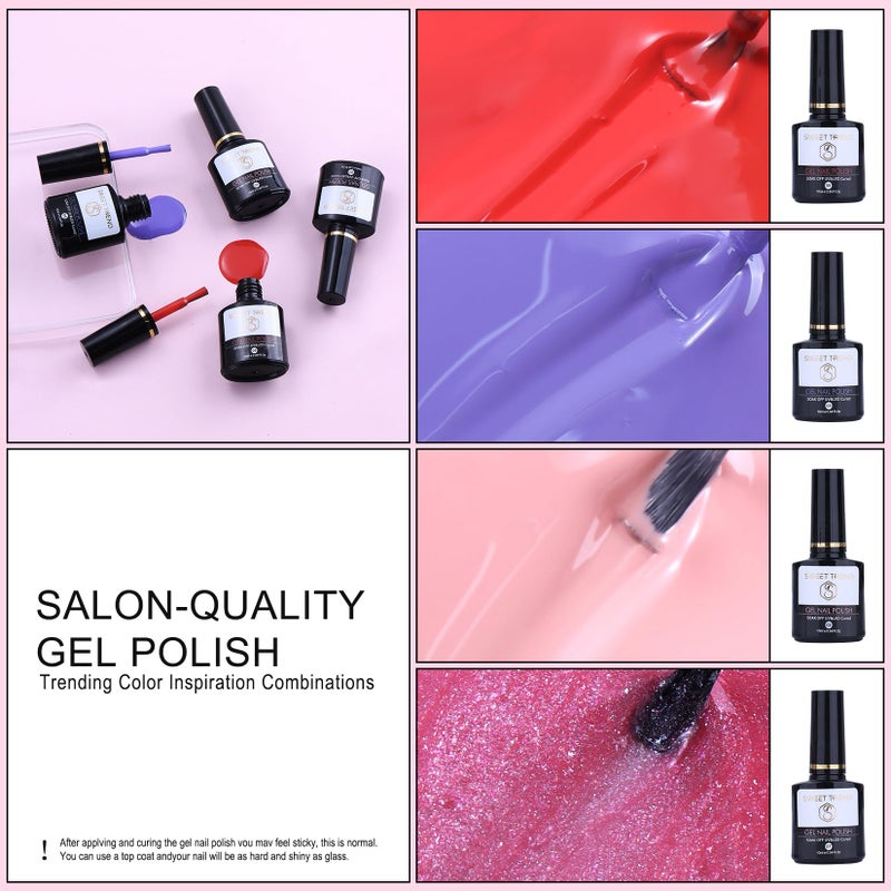 SWEET TREND Acrylic Nail Kit for Beginners: Professional Acrylic Powder Set with Everything for Starter Gel Nail Polish U V Light Nail Drill Full Tools Decoration for Home Salon Women - Image 4