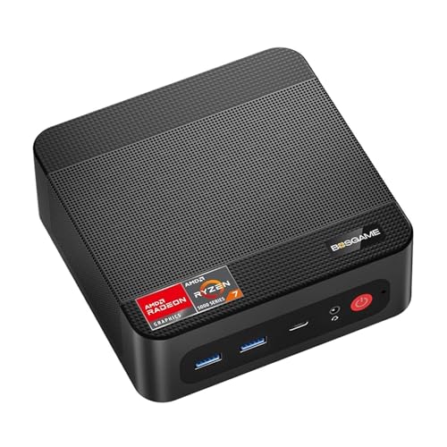 BOSGAME E2 Mini PC, AMD Ryzen 5 3550H (4C/8T up to 3.7GHz), 16GB DDR4, 512GB PCIe SSD, 11 Pro, Triple 4K, WiFi 5/BT 5.2, Gigabit Ethernet, Small Computer, Home & Office & Business - Image 2