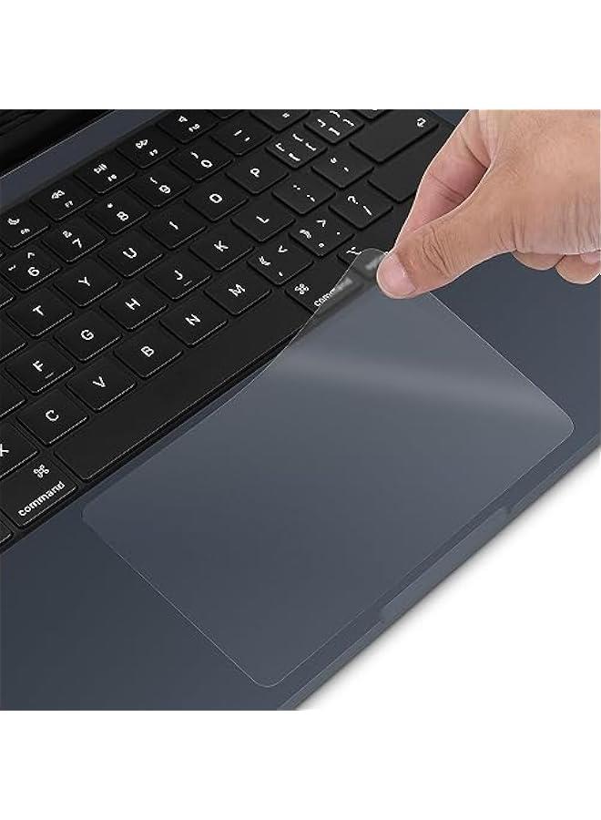 Trackpad Protector Cover for 15-inch MacBook Air with Touch ID, Clear Anti-Scratch Skin - Set of 2 - Compatible with M4 M3 M2 Chip - A3241 A2941 A3114 (2023-2025) - Image 1