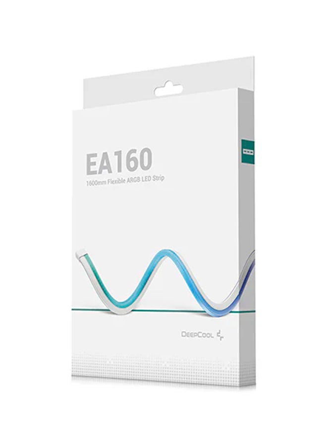 DEEPCOOL EA160 aRGB Strip, 1600 x 8 x 16 mm Light Strip Dimension, MB aRGB 3-PIN Port, SMD3535 Addressable RGB LED, Silicone + FPCB + ABS Material | R-EA160-WHA1NN-G - Image 2