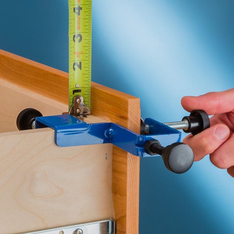 Rockler Cabinet Drawer Installation Clamps - Right  Left-Side Drawer  Cabinet Installation Tools - Steel  Plastic Drawer Front Clamps - Front Drawer Woodworking Clamps For Easy  Fast Installation - Image 5