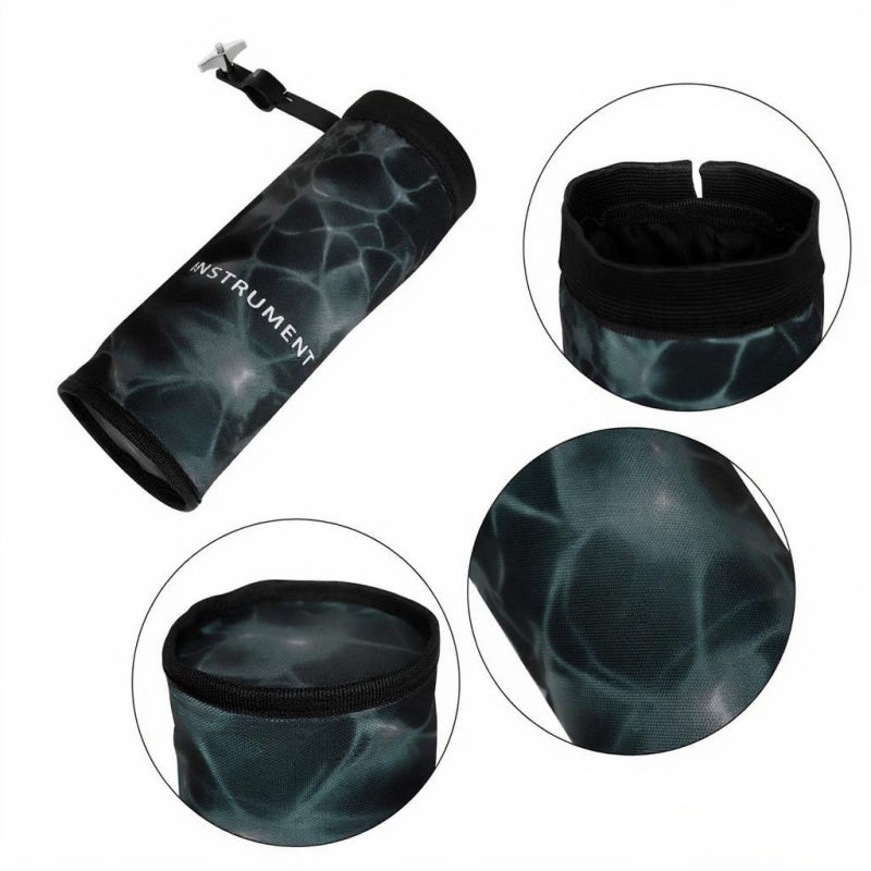IRIN Drumstick Holder Black Thickened Oxford Cloth - Sturdy Chrome-Plated Steel Drumstick Organizer for Home Practice Stage Performance Gig Travel - Image 5