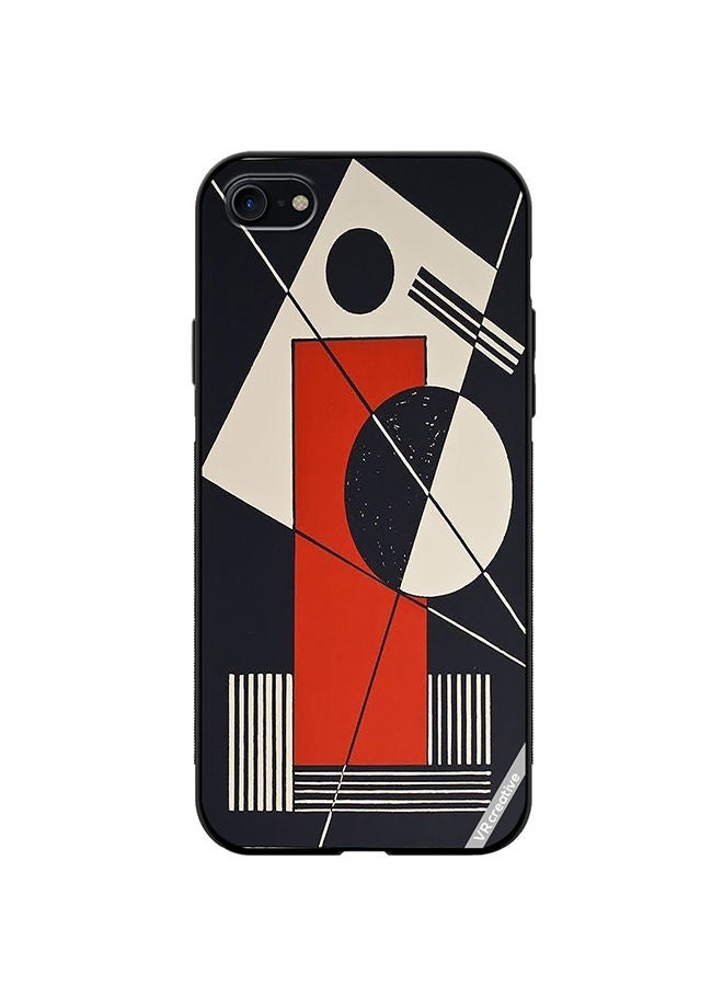 VR CREATIVE Protective Case Cover For Apple iPhone SE (2022) Abstract Design Multicolour - Image 1