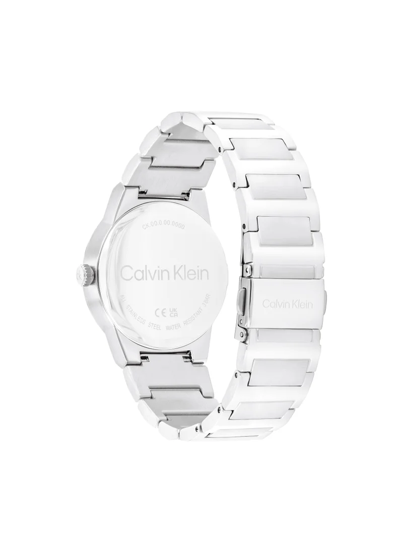 كالفن كلاين Linear Elegance Steel Strap Analog Watch