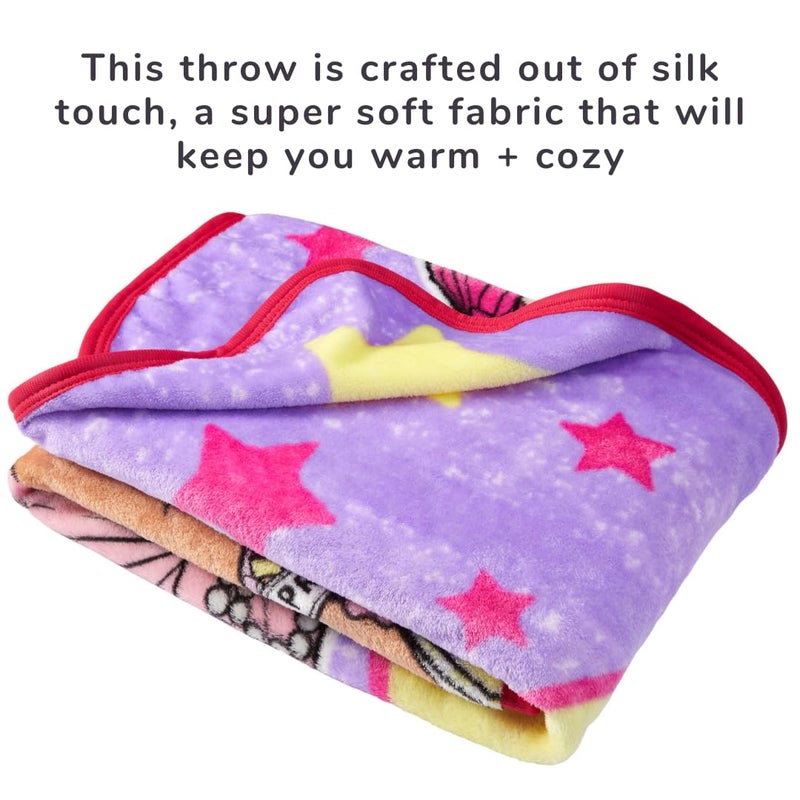 Franco Franco LOL Surprise! Kids Bedding Super Soft Silk Touch Throw  40 in x 50 in  (Official Licensed Product) - Image 3