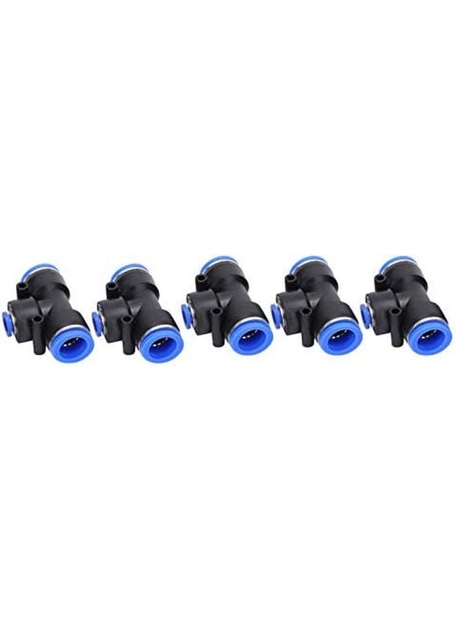 3 Way T Type Quick Connector 25Pcs PU Air Hose Pneumatic Fitting for Compressor Auto Drain - Image 3