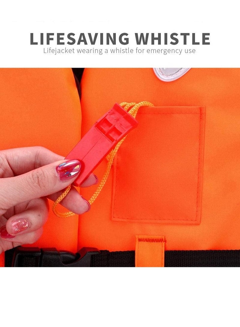 REBENUO Swimming jacket, latest model, safety jackets, size XL (red) - Image 5