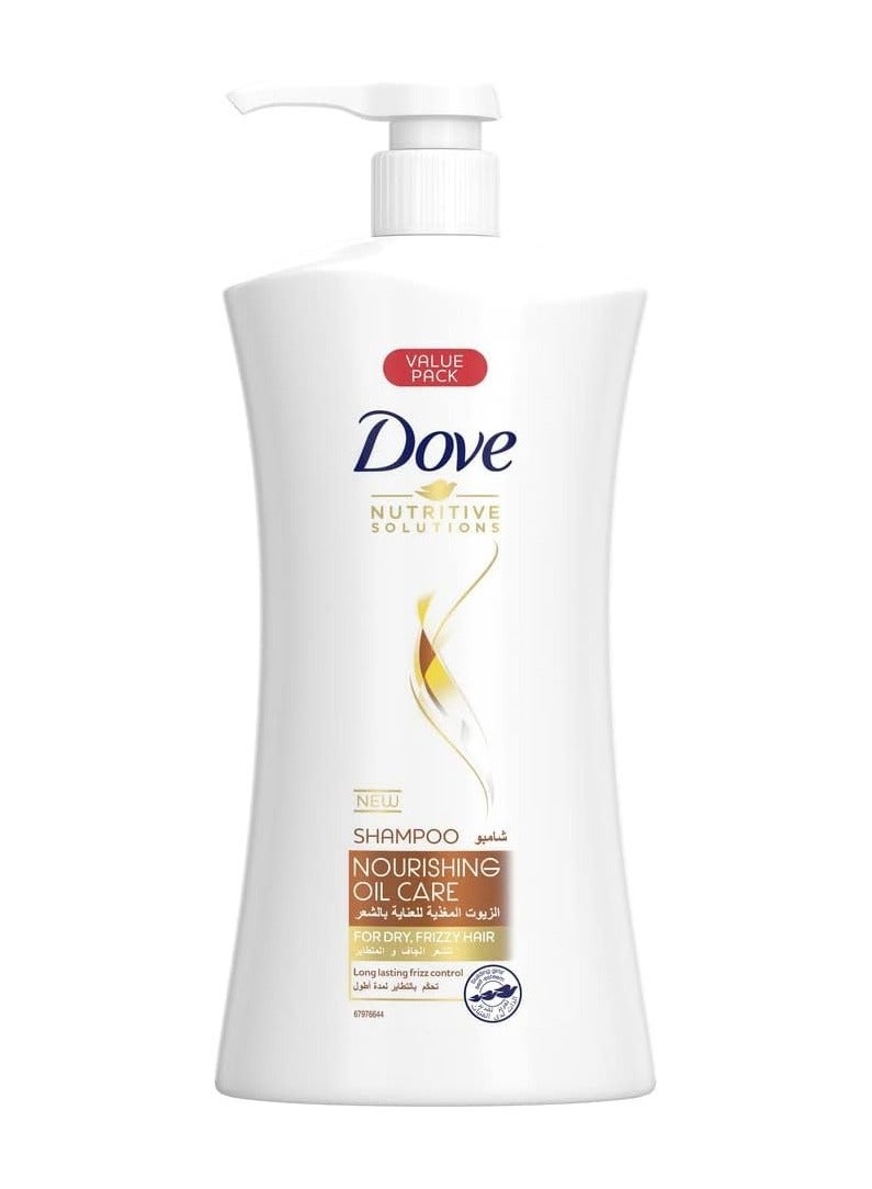 دوف شامبو دوف للشعر المجعد والجاف، عناية بالزيت المغذي، عناية مغذية لشعر أكثر نعومة بنسبة 100%*، 1000 مل، قد يختلف تصميم العبوة