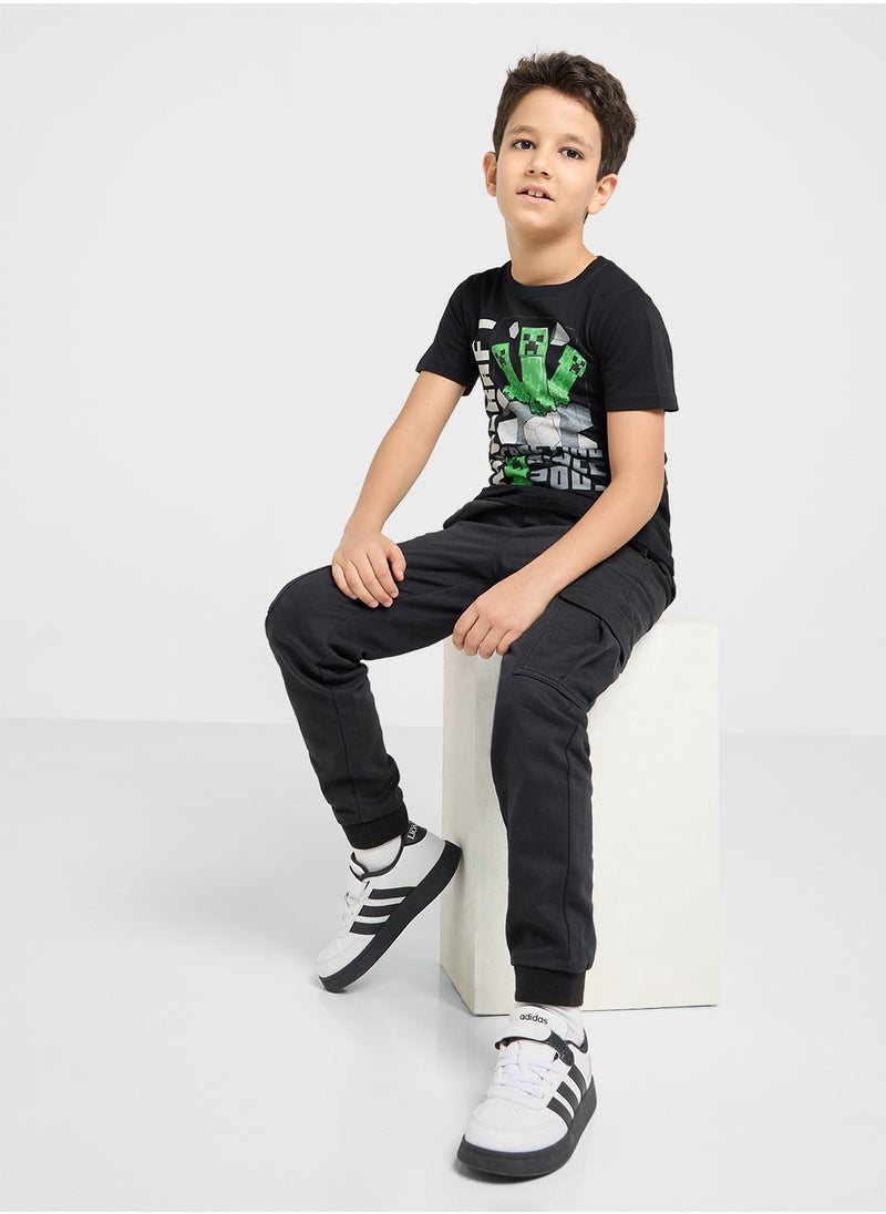 MINECRAFT - MINECRAFT Boys Printed T-shirt - Image 1