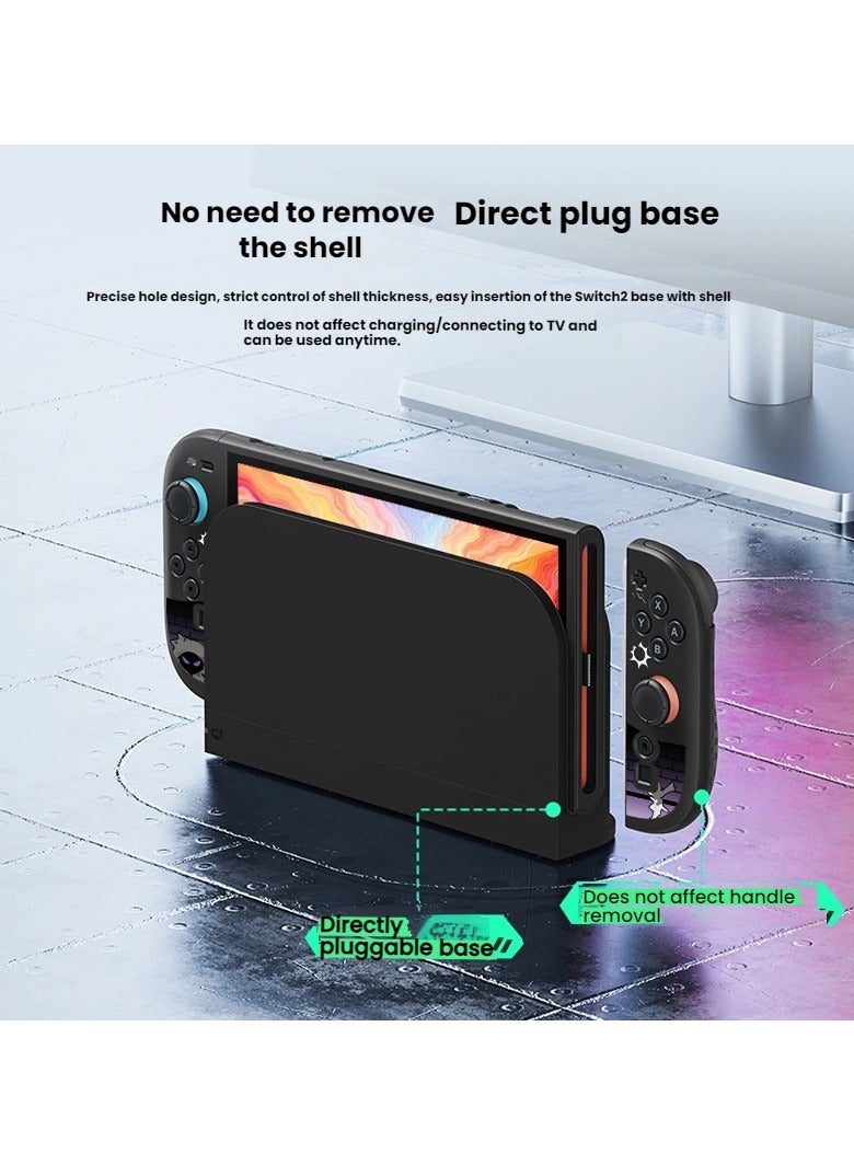 Silicone Case for Nintendo Switch 2 - Soft grip and anti-slip case, shock absorption, scratch protection and easy to clean features, compatible with Switch 2 - Image 3