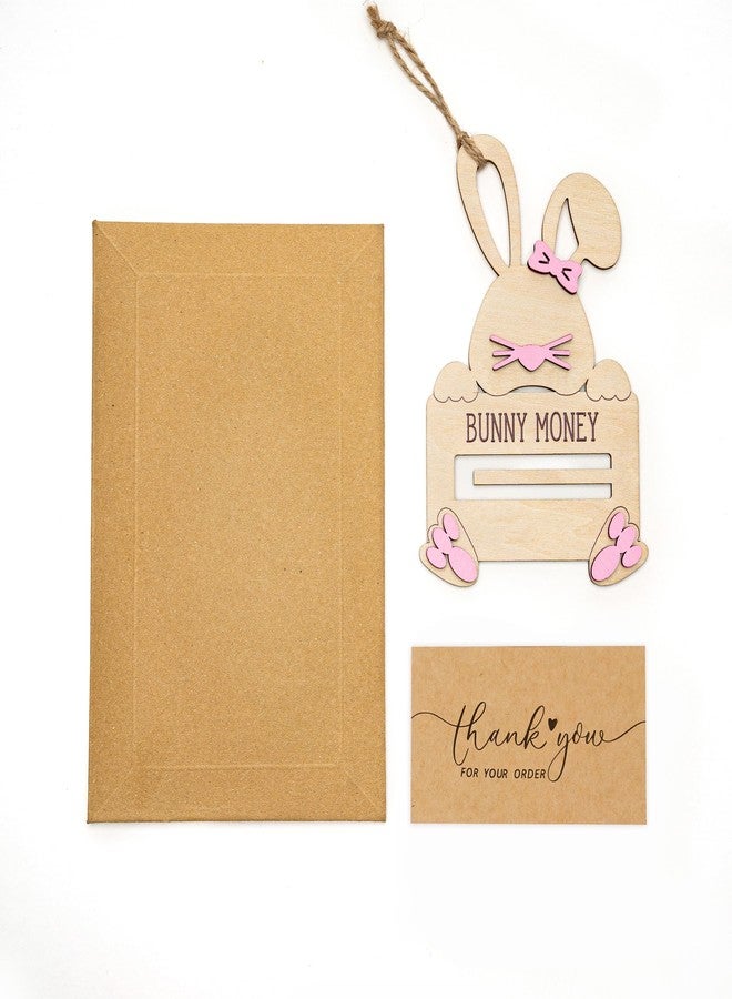 NELXI Easter Money Holder for Cash Gift, Easter Baskets Stuffers for Kids Teen Toddlers, Bunny Money Holder, Cute Bunny Design, for Boys Girls Grandchildren, Reusable Keepsake Decor - Image 2