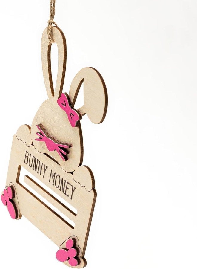 NELXI Easter Money Holder for Cash Gift, Easter Baskets Stuffers for Kids Teen Toddlers, Bunny Money Holder, Cute Bunny Design, for Boys Girls Grandchildren, Reusable Keepsake Decor - Image 5