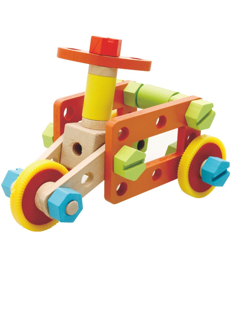 al ostoura toys Nut Assembly DIY Educational Wooden Toy LW1227 - Image 4