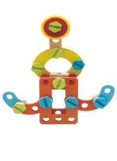 al ostoura toys Nut Assembly DIY Educational Wooden Toy LW1227  - Image 3