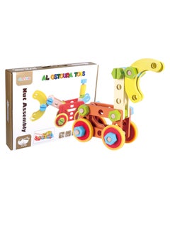al ostoura toys Nut Assembly DIY Educational Wooden Toy LW1227  - Image 1