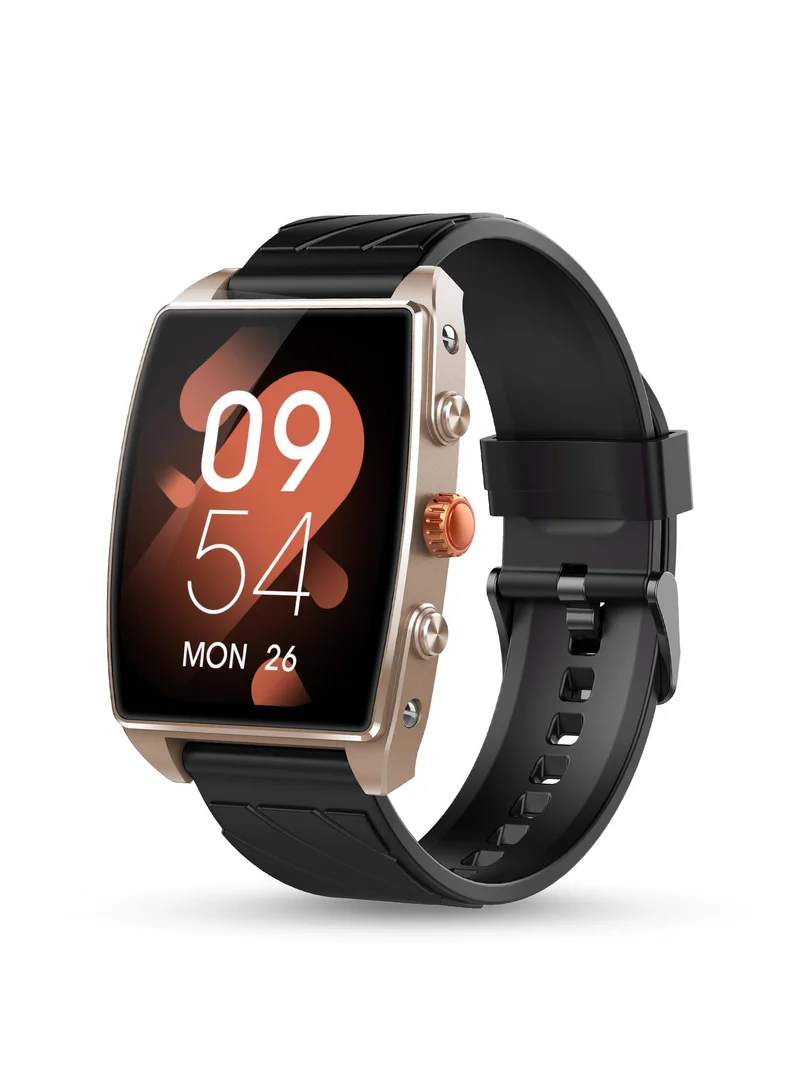 بيبل Mega 2.06" Smartwatch for Men and Women, AMOLED Display, Bluetooth Calling, Always On Display, SpO2, Heart Rate Monitoring, AI Voice Assistant, Multi-Sports Modes, Sleep Tracking, Alarm & Notifications