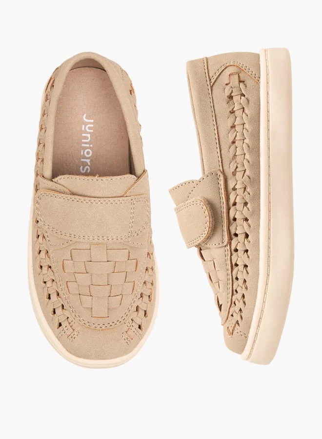 JUNIORS Boys Textured Slip-On Loafers