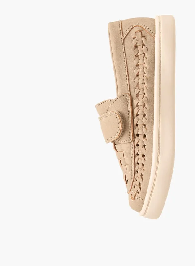 JUNIORS Boys Textured Slip-On Loafers