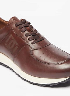 DUCHINI Men's Solid Lace-Up Low Ankle Sneakers  - Image 5