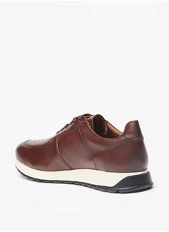 DUCHINI Men's Solid Lace-Up Low Ankle Sneakers  - Image 2
