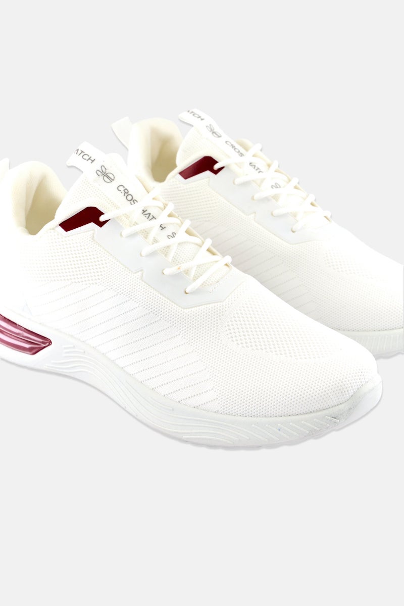 CROSSHATCH Men Nyles Lace Up Training Shoes, White - Image 3