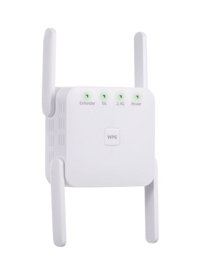 NIBEMINENT 5G Dual Frequency WiFi Repeater White  - Image 1