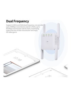 نيبمينينت مكرر إشارة واي فاي بتردد مزدوج 5G أبيض  - Image 4