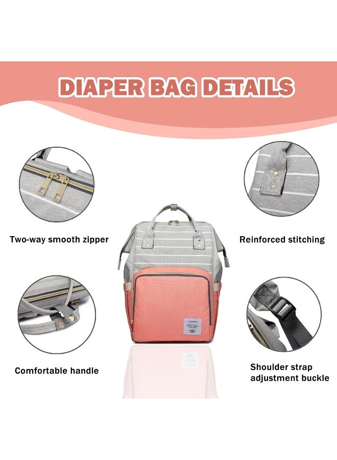 LEQUEEN Multi-Function Diaper Bag for Baby Care Travel Backpack - Image 5