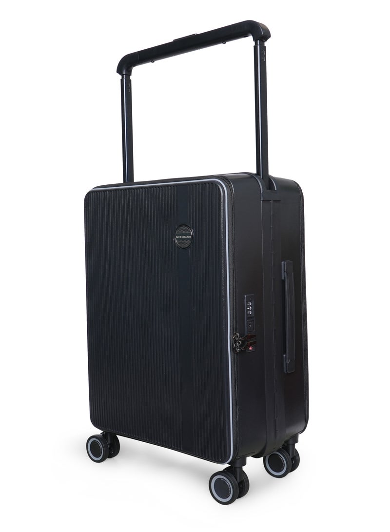 GIORDANO Giordano Genius Wide Handle Cabin Luggage Black | Laptop Compartment Luggage, Cabin Size Trolley Bag | Durable Lightweight Carry-On Suitcase, 20 Inch Suitcase | Premium Luggage & Travel Gear  - Image 2