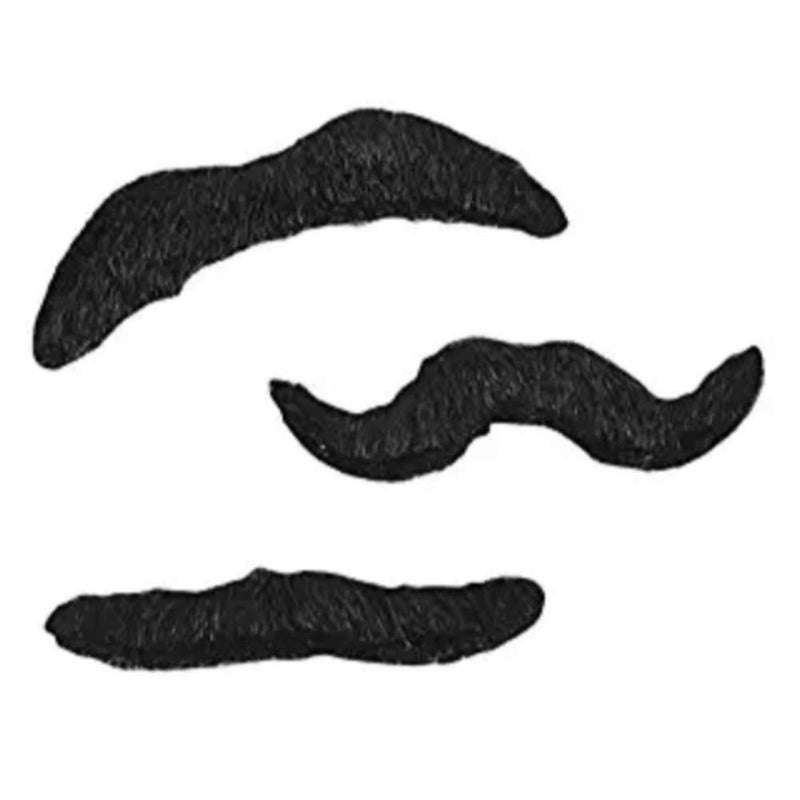 Rhode Island Novelty 3.5 Inch Mustache Set, One Pack of 3 - Image 5