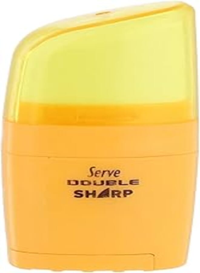Serve sv-d.sharp1hs double sharp 2 in 1 eraser and sharpener - orange