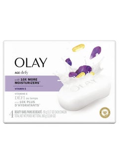 Olay Olay Age Defying Beauty Bar Soap, 4 ct  - Image 1