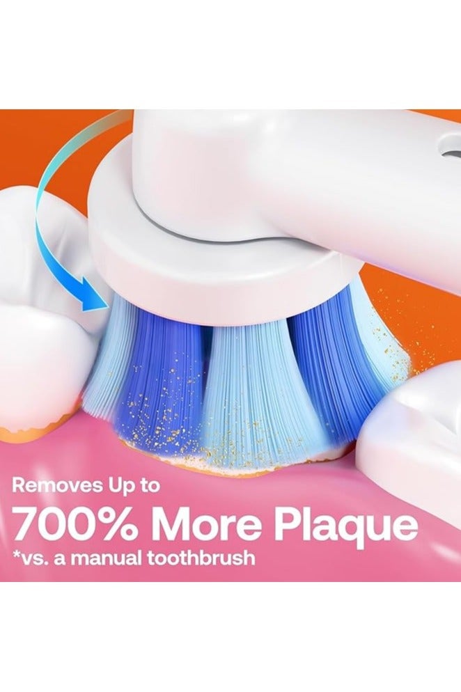 بيتفي R2 Rotating Electric Toothbrush, 5 Modes (Clean, Sensitive, White, Tongue & Gum Care), 8 Replacement Heads, Cleans 4X More Plaque, 30-Days Battery Life, White | R2 - Image 4