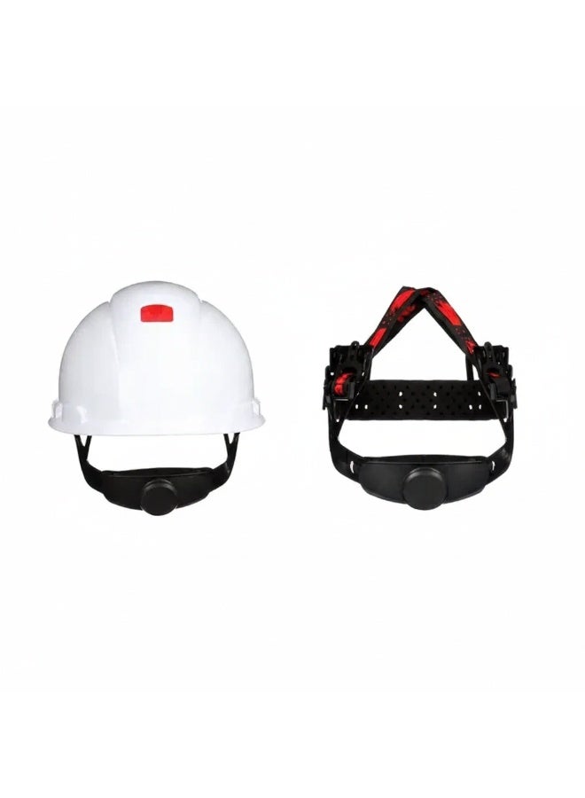 3M SecureFit H-701SFR-UV Safety Helmet – White, Comfortable Hard Hat with Ratchet Adjustment and UV Sensor - Image 4
