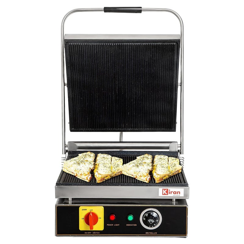 KIRAN ENTERPRISES KIRAN ENTERPRISES 9 Slice Jumbo Electric Commercial Sandwich Maker Grill Multicolor  - Image 2