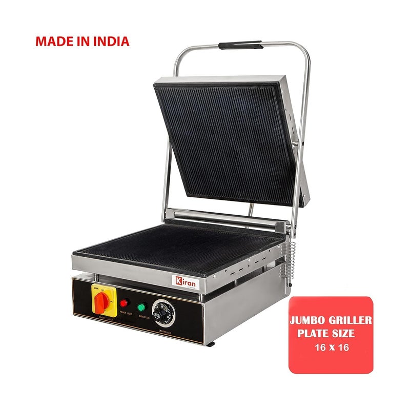 KIRAN ENTERPRISES KIRAN ENTERPRISES 9 Slice Jumbo Electric Commercial Sandwich Maker Grill Multicolor  - Image 5