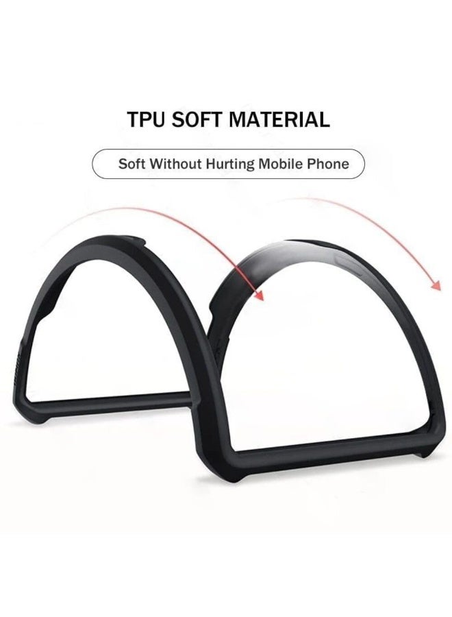 جراب Realme 14T / جراب Realme 14 5G جراب خلفي شفاف صلب من البولي كربونات مع إطار TPU ممتاز مقاوم للصدمات 360 درجة حماية للكاميرا غطاء شفاف لهاتف Realme 14 5G / 14T - Image 2