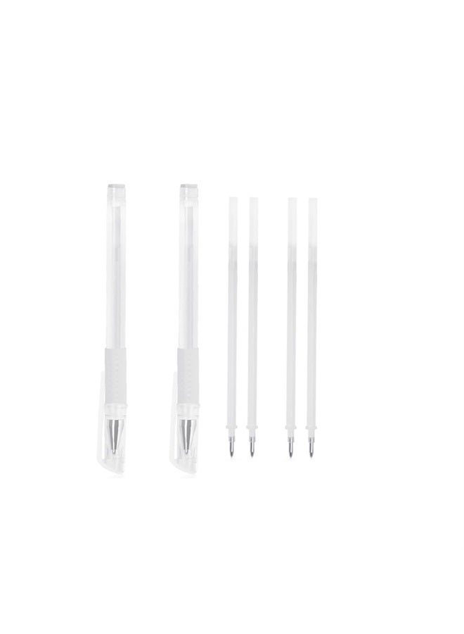 TEONEI Eyebrow microblading Marker Pen,Skin Marker Pen,Eyebrow Permanent Makeup Position Mapping Mark Tools (White) - Image 1