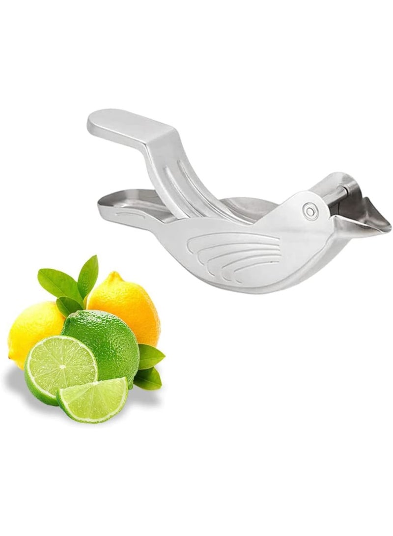 SOLARAE Lemon Lime Squeezer, Hand Juicer Lemon Squeezer, Stainless Steel Lemon Slice Squeezer, Max Extraction Manual Citrus Juicer - Image 1