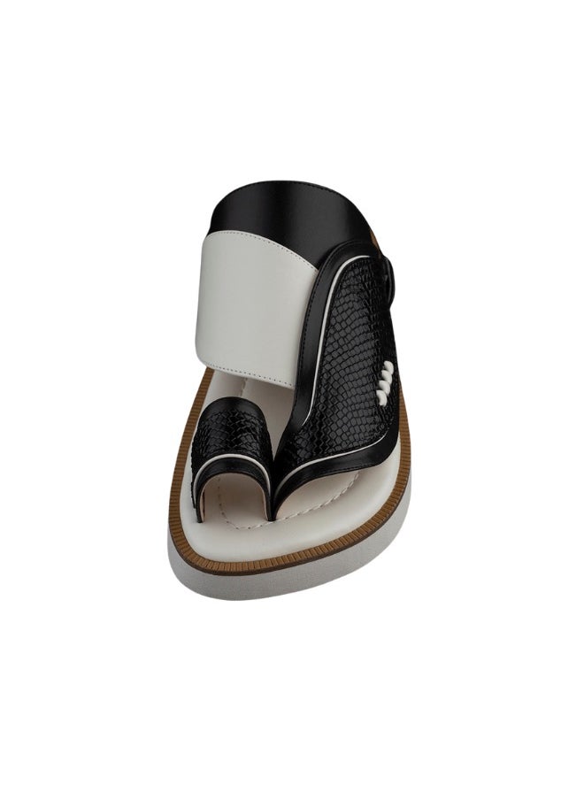 NAD Black lizard leather arabic sandals  - Image 3