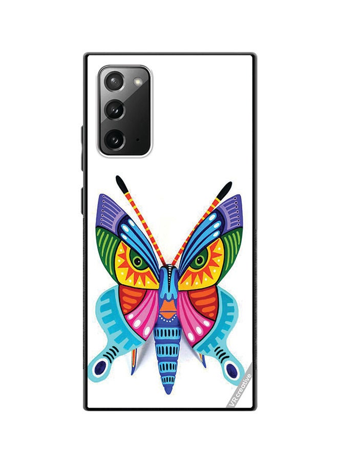 VR CREATIVE Protective Case Cover For Samsung Galaxy Note20 5G Butterfly Design Multicolour - Image 1