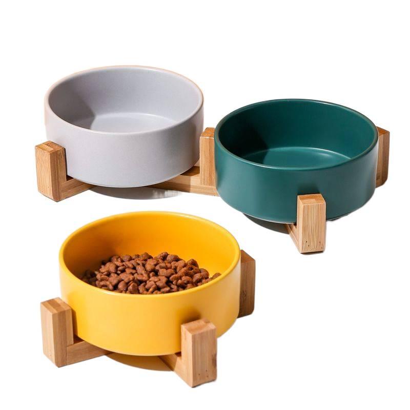 Simple Clean Design Pet Bowl Stainless Steel Stand Double with Bowl and Raised Home Feeding Accessory for Cats and Dogs - Image 3